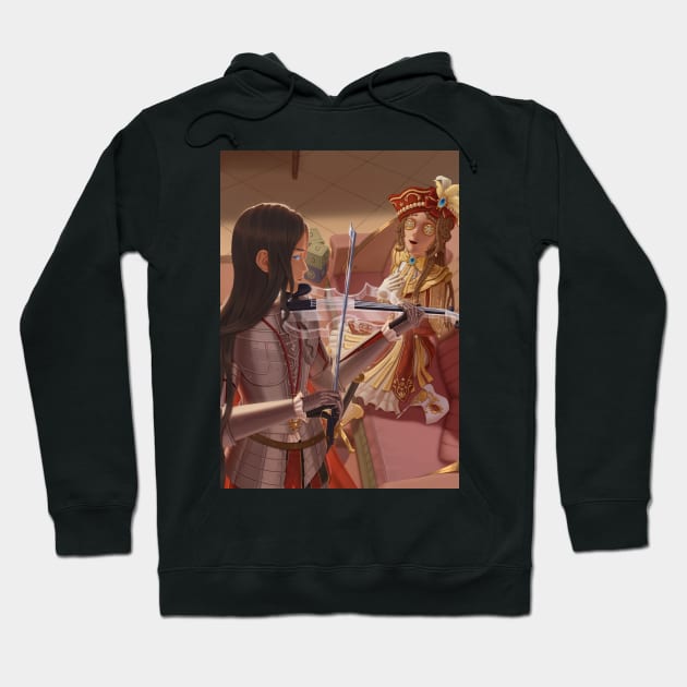 Guardian (Crescent) Knight (Crescent Knight) Hoodie by gagimas